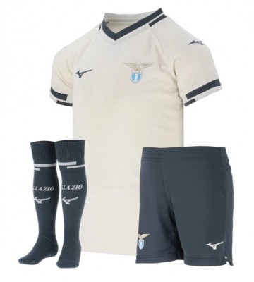 Lazio Udebanetrøje Børn 2025-26 Kortærmet (+ Korte bukser)